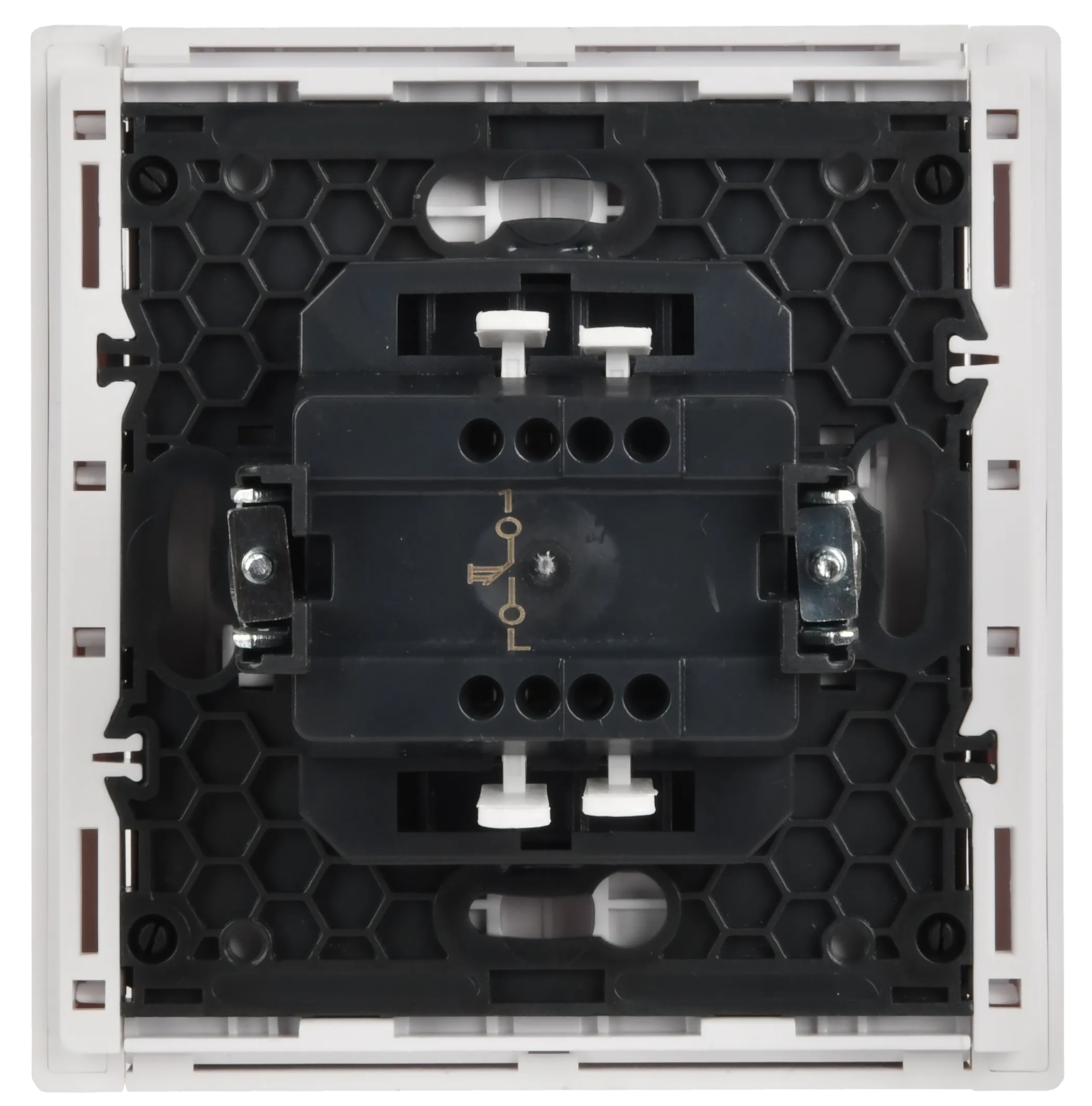 FORTE&PIANO Выключатель 1-клавишный самовозвратный 10А FP210 белый IEK - Фото 3