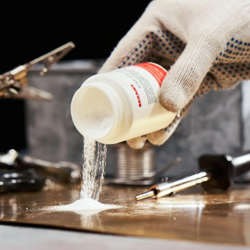 Флюс для высокотемпературной пайки, ПВ-209, 100г, банка REXANT - Фото 4