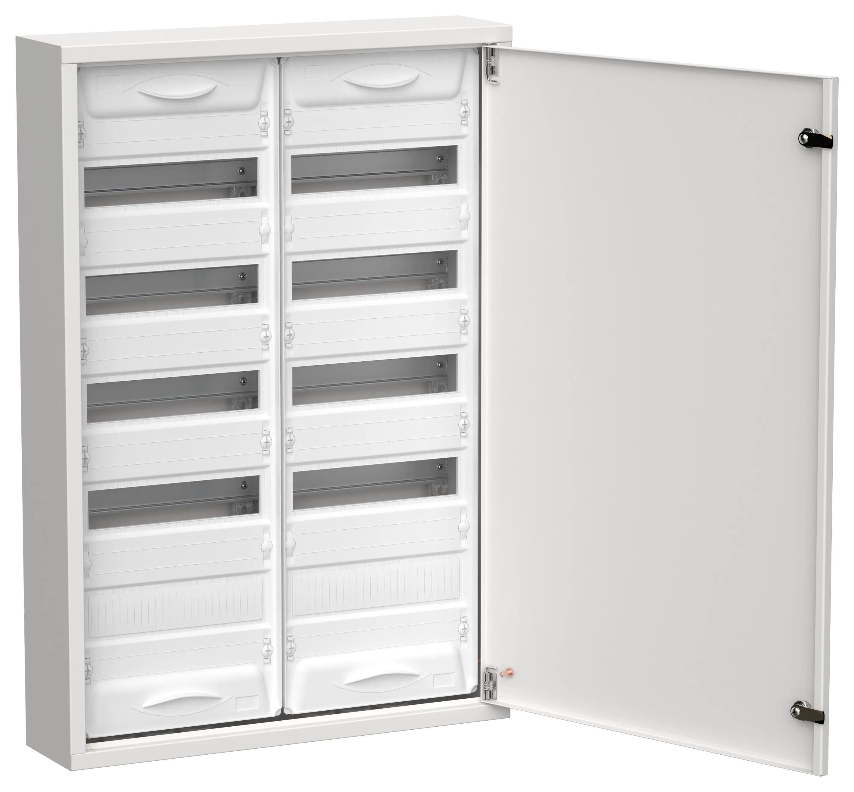 TITAN 5 Корпус металлический ЩРн-120 (2х60) 835х570х140мм IP31 белый (одна дверь) IEK TI5-50-N-2X060-31