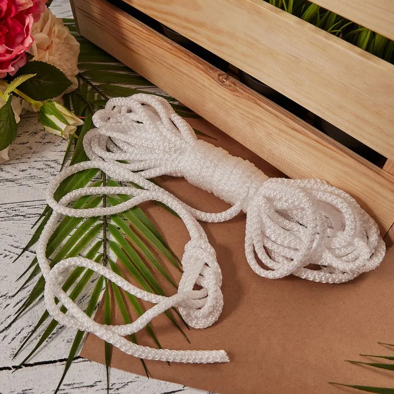 Шнур 7 мм 10 м белый REXANT - Фото 2