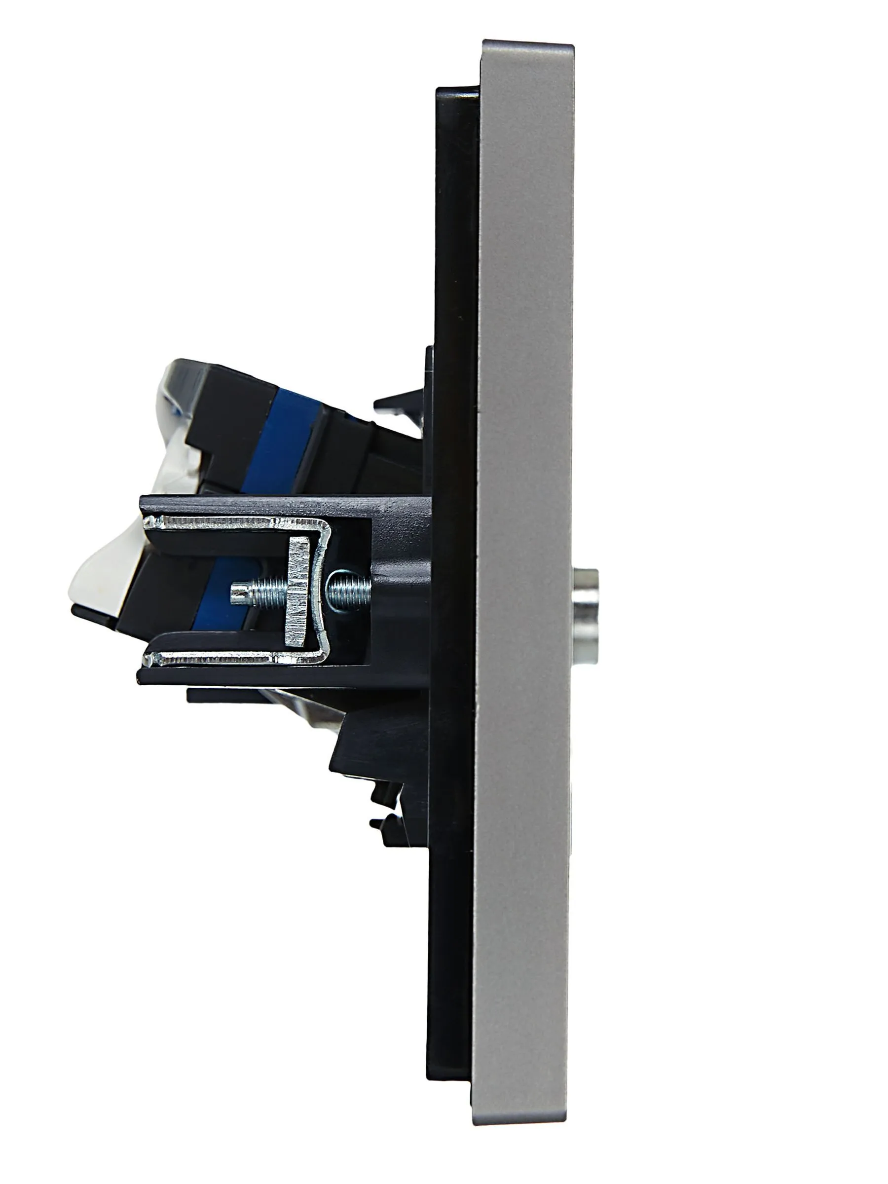 FORTE&PIANO Розетка двойная TV+RJ45 кат.6 FP537 сталь IEK - Фото 3