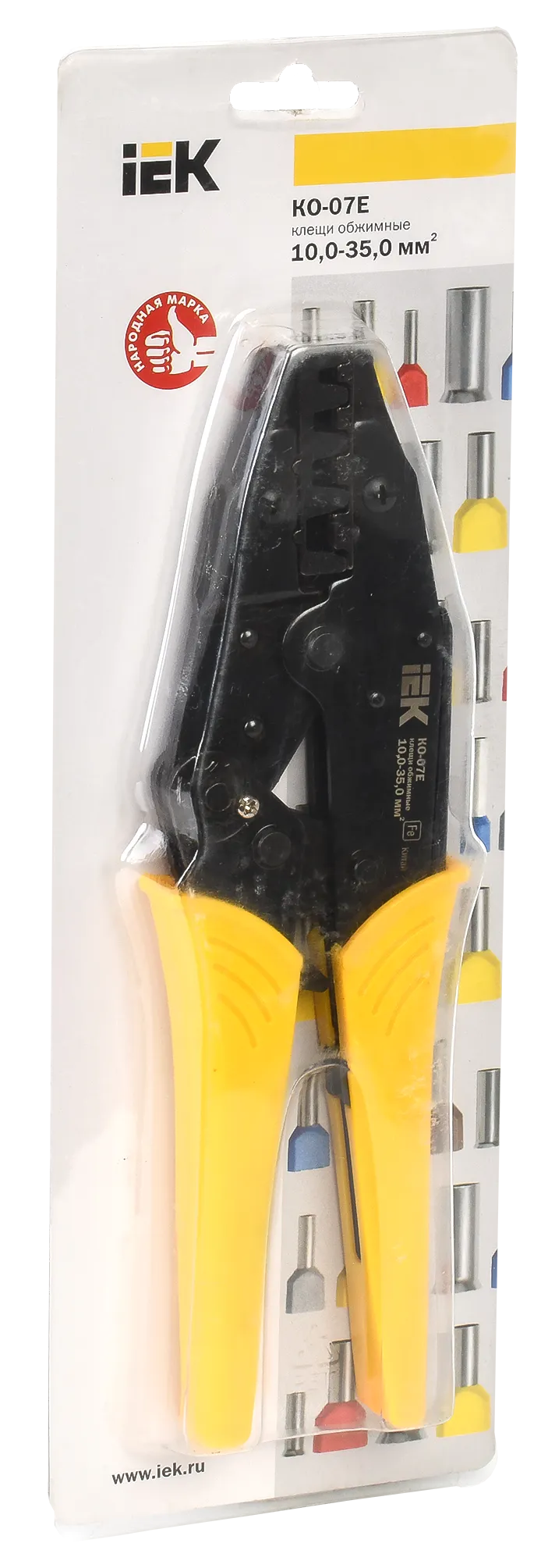 Клещи обжимные КО-07Е 10-35мм2 для Е-типа IEK - Фото 2