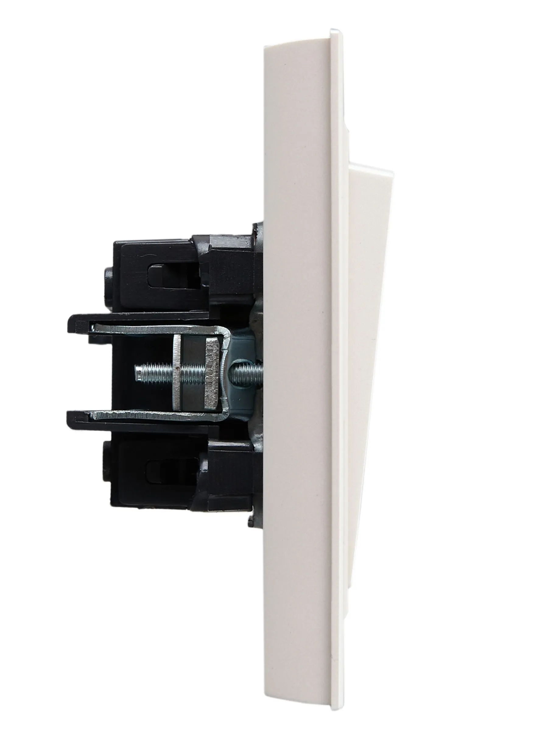 BRITE Выключатель 2-клавишный 10А в сборе ВСР10-2-0-БрЖ жемчуг IEK - Фото 5