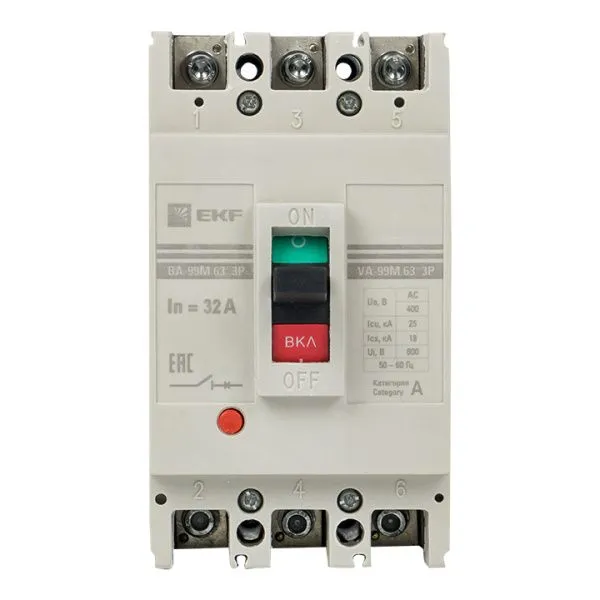 ВА-99М 63/32А 3P 25кА EKF - Фото 2