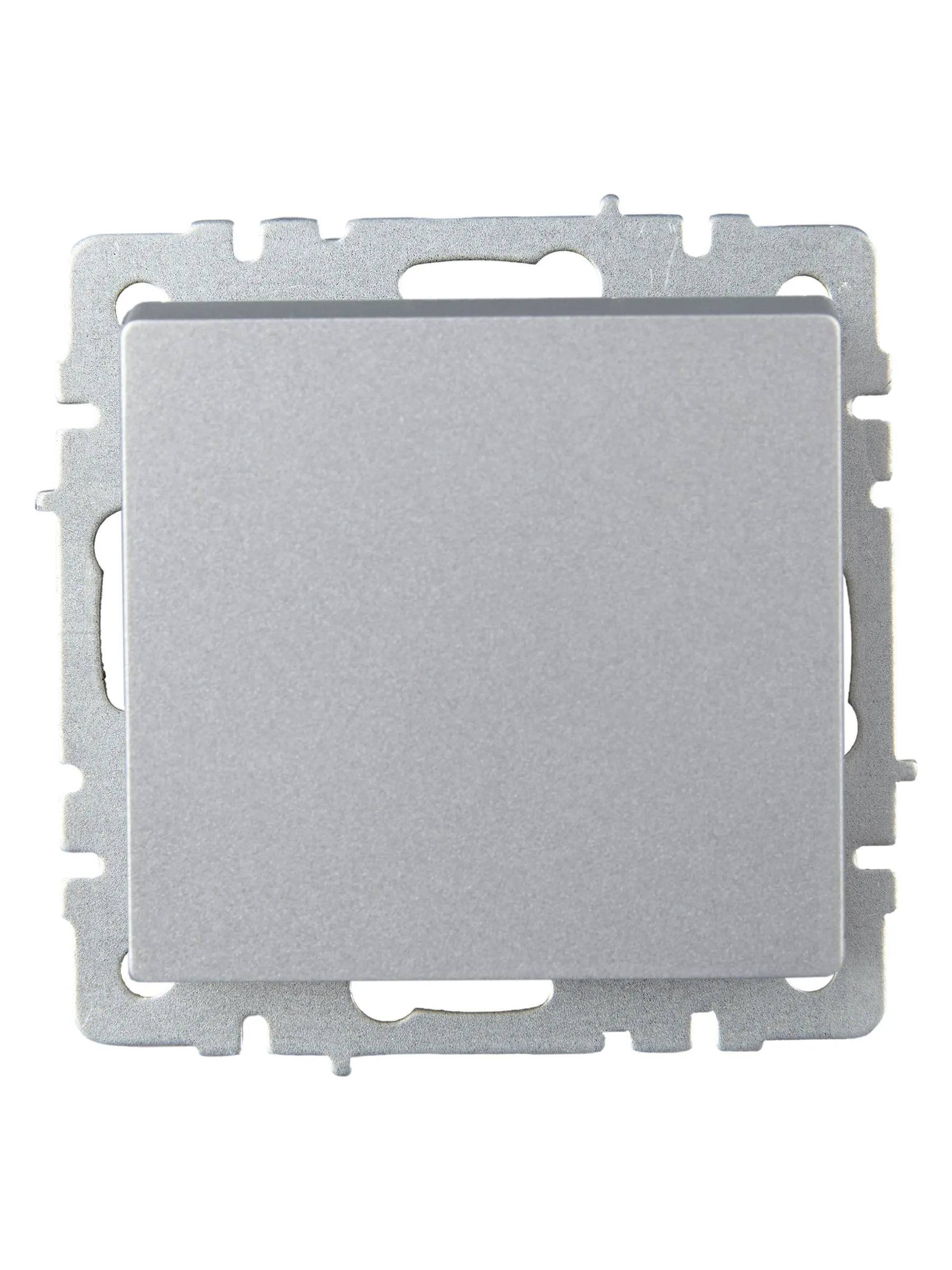 BRITE Выключатель 1-клавишный 10А ВС10-1-0-БрА алюминий IEK - Фото 4