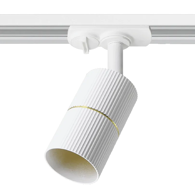 Трековый светильник WOLTA WTL-GU10/18WG NIMB под лампу GU10 Белый/золото D55x100 WTL-GU10/18WG