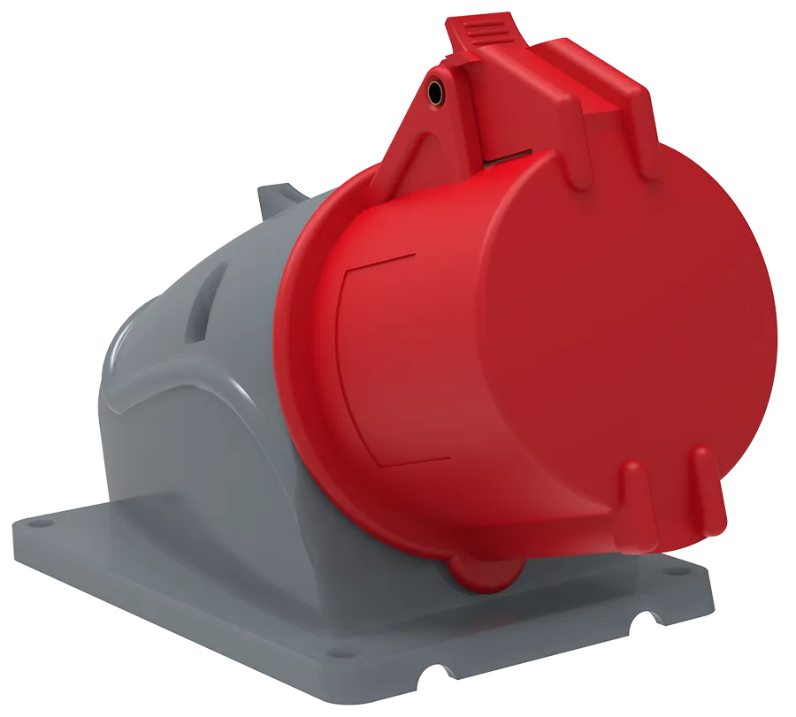 MAGNUM Розетка стационарная ССИ-124 32А-6ч/380-415В 3P+PE IP44 IEK