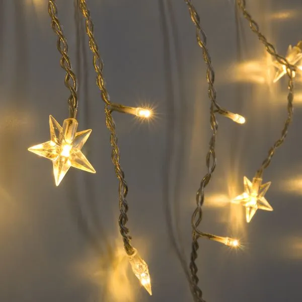 Гирлянда бахрома теплый белый 1,8*0,5м IP20 100-002 Elektrostandard Eurosvet - Фото 5