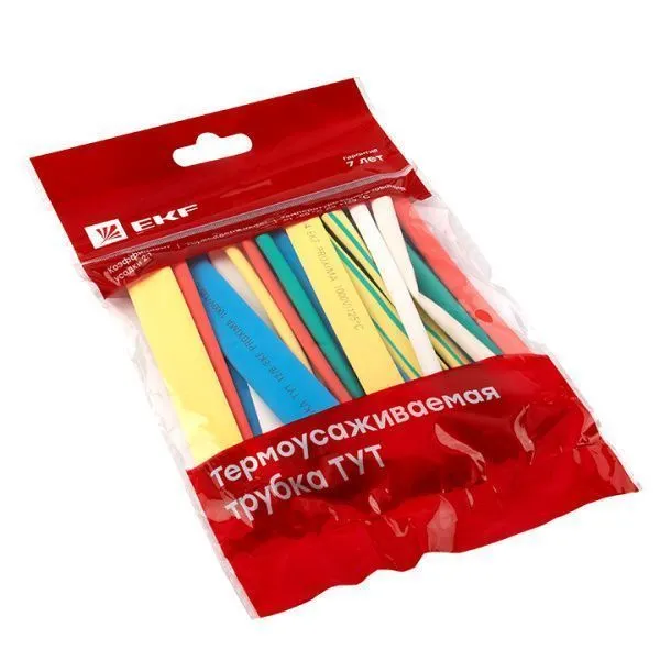 ТУТ нг 6/3 набор:7 цветов по 3шт. 100мм. EKF