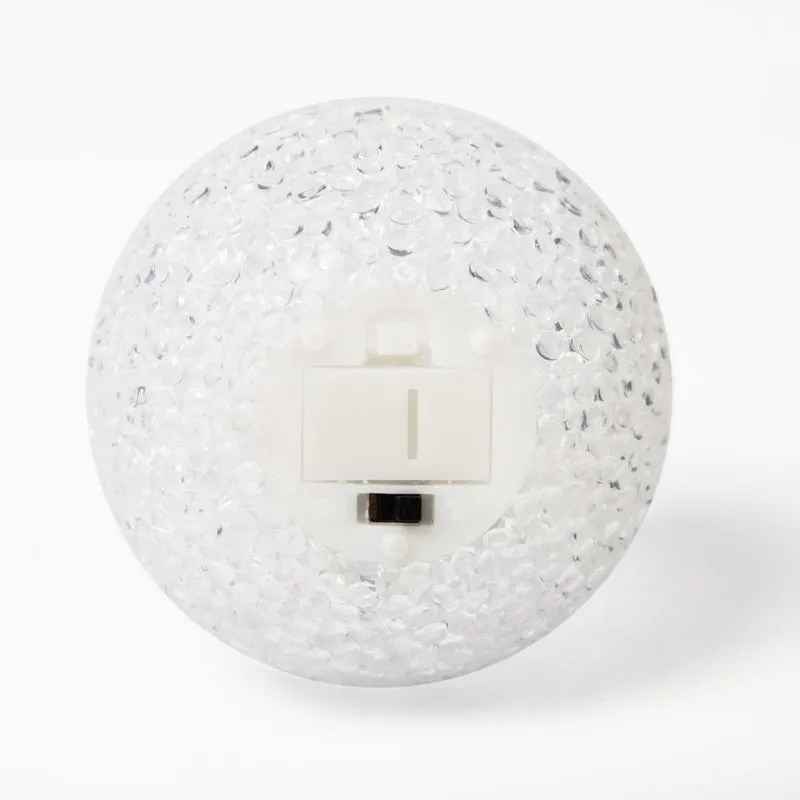 Фигура светодиодная Снежок, RGB, 8 см - Фото 4