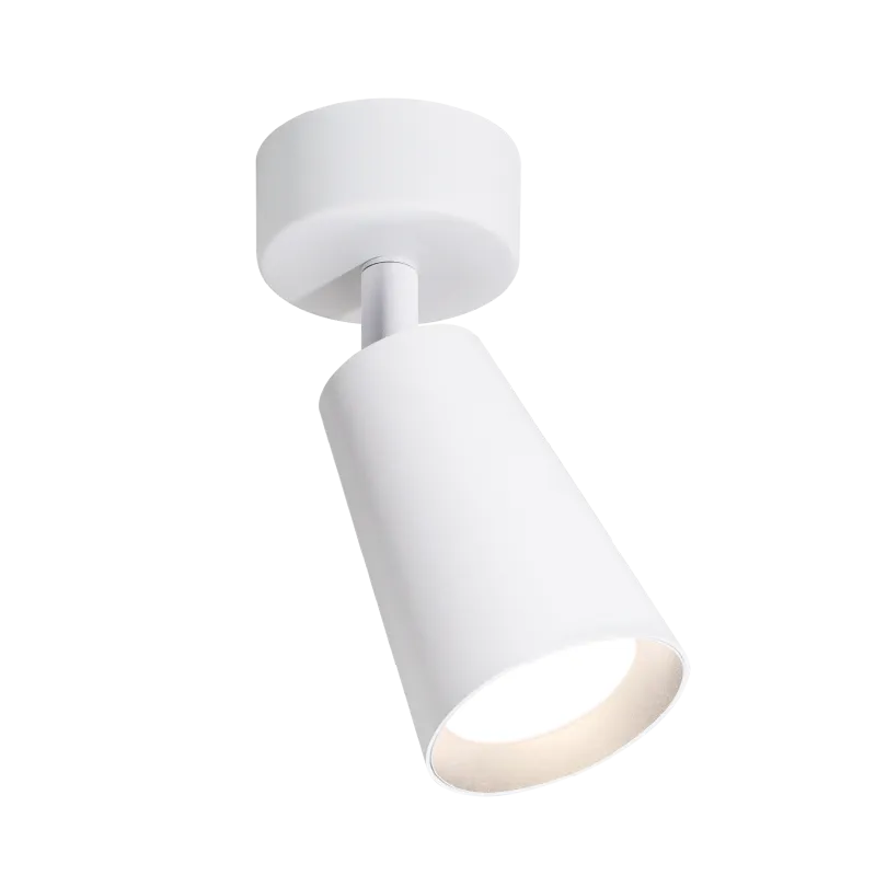 Накладной светильник WOLTA WSL-GU10/S11W IP20 под лампу GU10 Белый CONO D60x160 1/50 - Фото 3