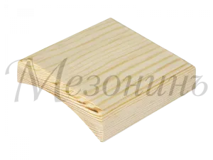 Накладка "Классика"на оцилиндрованное бревно D240мм., 90х90х20мм, ТМ "МезонинЪ" GE70791-00 GE70791-00