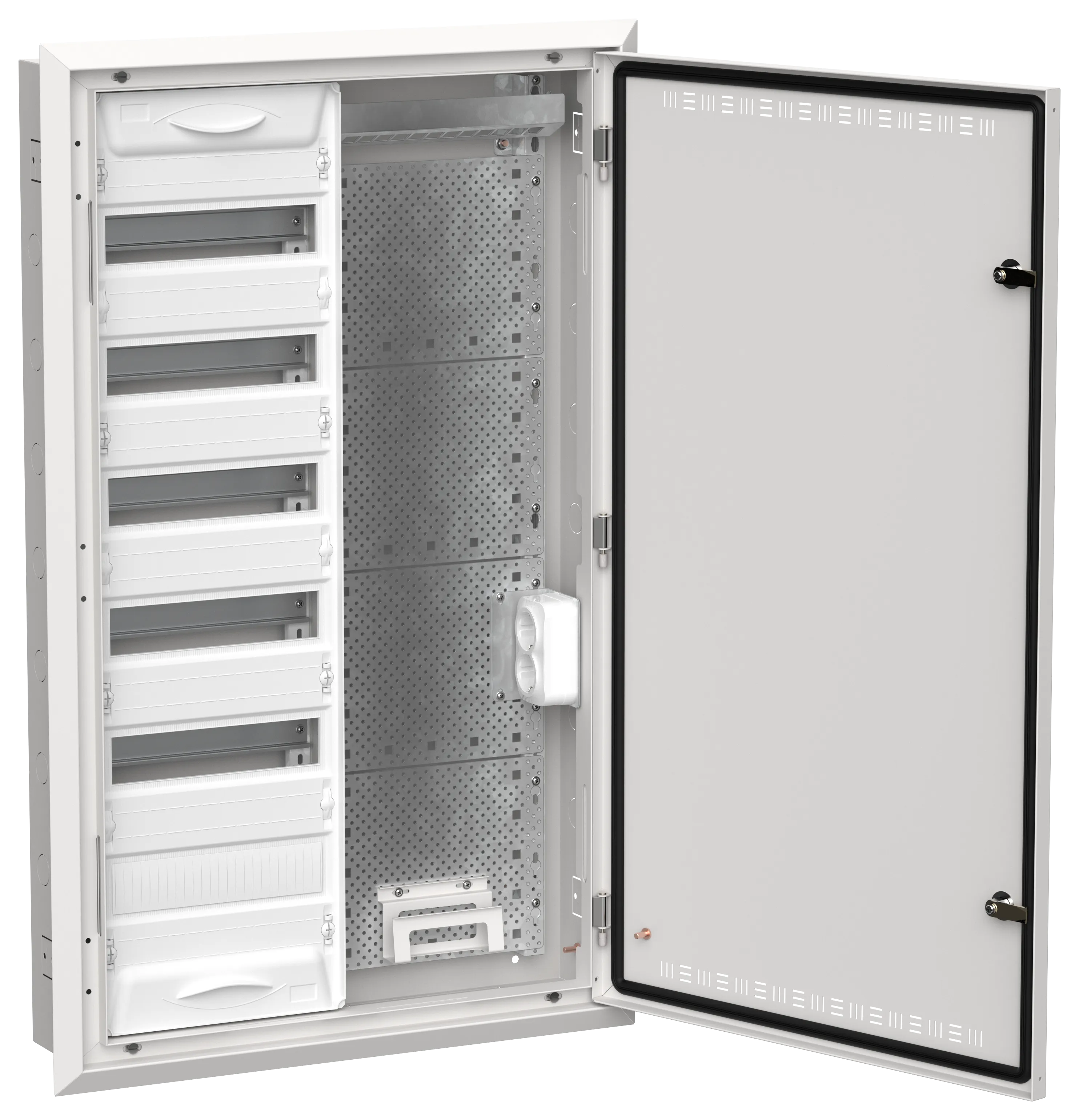 TITAN 5 Корпус комбинированный ЩРв-72 (2х72) 1005х625х130мм IP30 белый IEK TI5-51-V-2X072-30