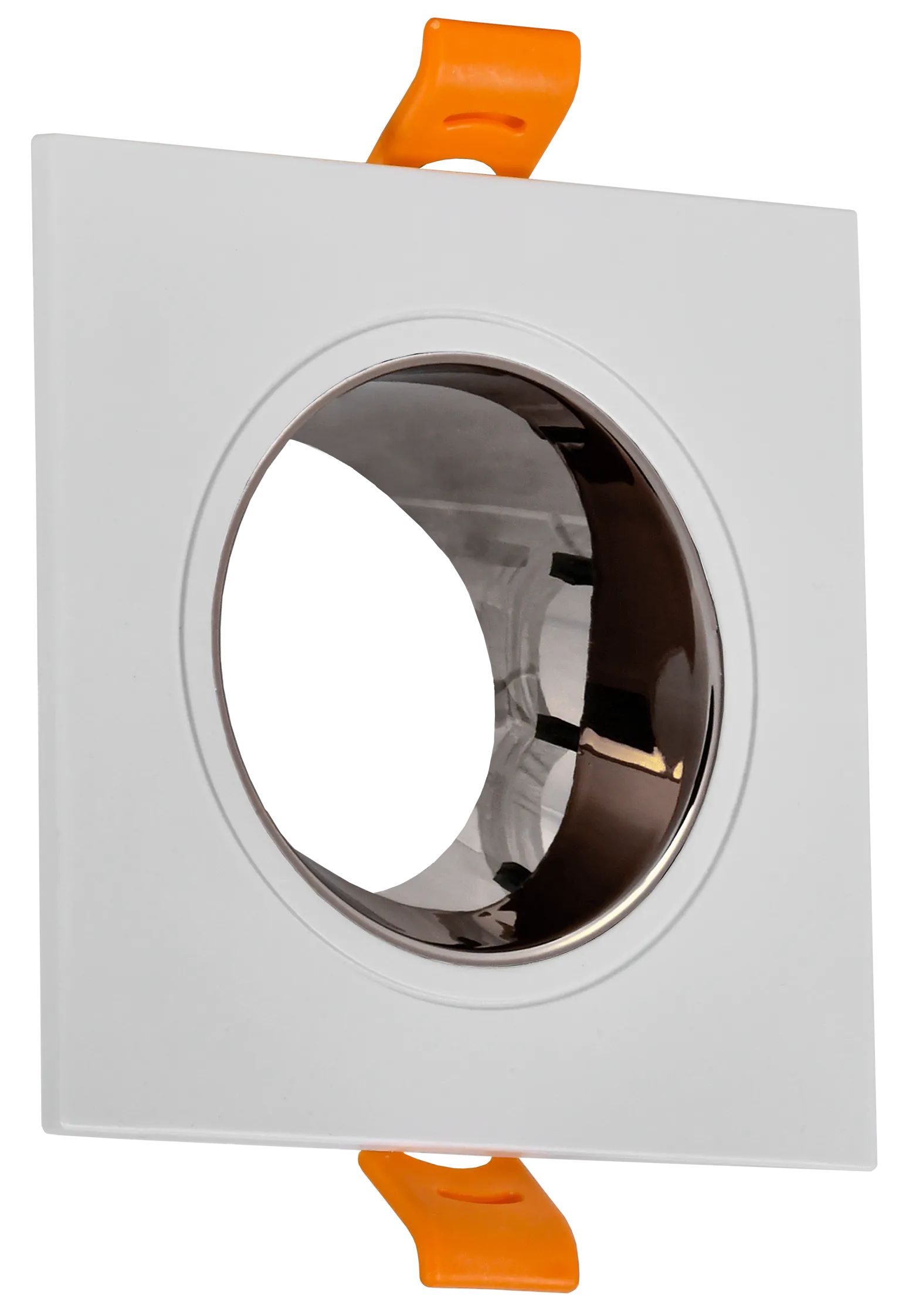 LIGHTING Светильник 4107 встраиваемый поворотный под лампу GU10 белый/шоколад пластик IEK LT-UVB0-4107-GU10-1-K30