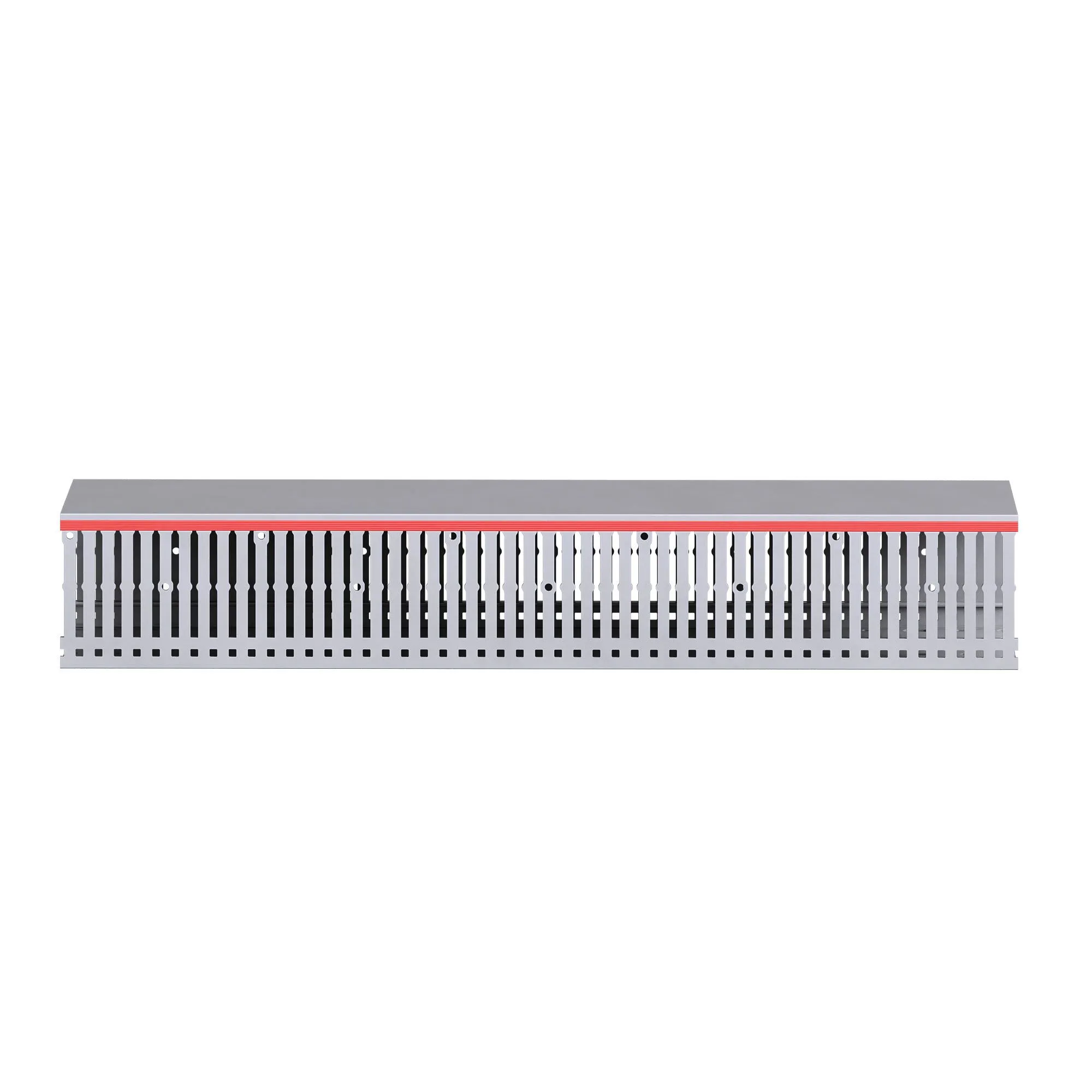 Кабель-канал перфорированный 120х80 L2000 RL6 сер. DKC 01131RL для комплектации электрического щита - Фото 2