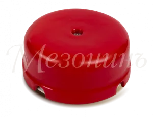 Распределительные коробки для наружного монтажа (D 80х33мм, IP20) , цвет - Красный , ТМ "МезонинЪ" G GE70235-06