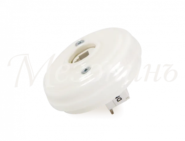 Розетка ретро компьютерная RJ45  (без подъемной рамки D70x25), цвет - белый, коллекция "Новая Голлан