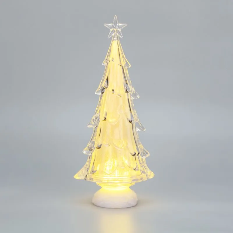 Фигура на подставке Елочка со звездой, 37см, теплый белый NEON-NIGHT