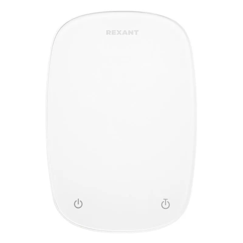 Весы кухонные электронные, белые/овальные/стекло/до 5 кг REXANT - Фото 2