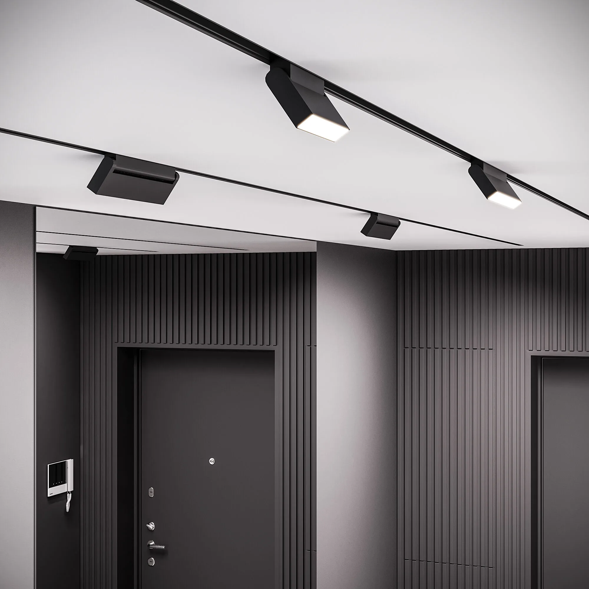 Slim Magnetic Трековый светильник 12W 4200K Kos (чёрный) 85085/01 Elektrostandard - Фото 5