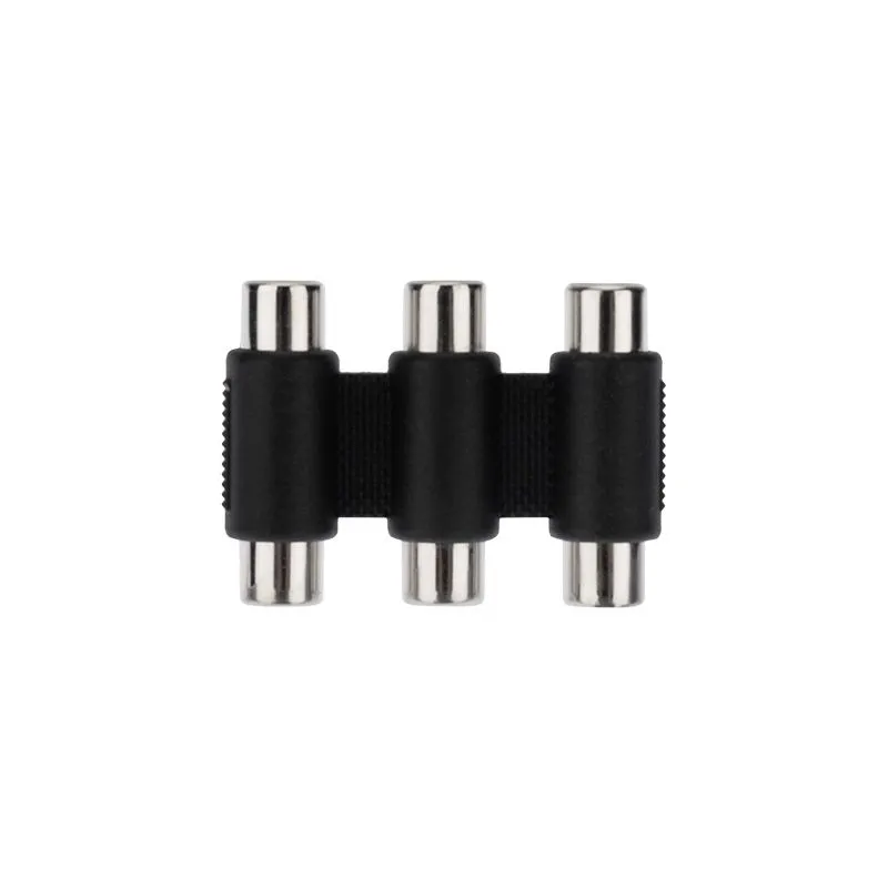 Переходник 3 гнезда RCA - 3 гнезда RCA REXANT - Фото 2