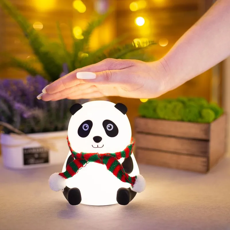 Силиконовый ночник Панда - Фото 2