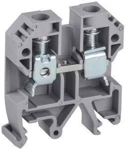 Клемма винтовая КВИ-6мм2 серая IEK 