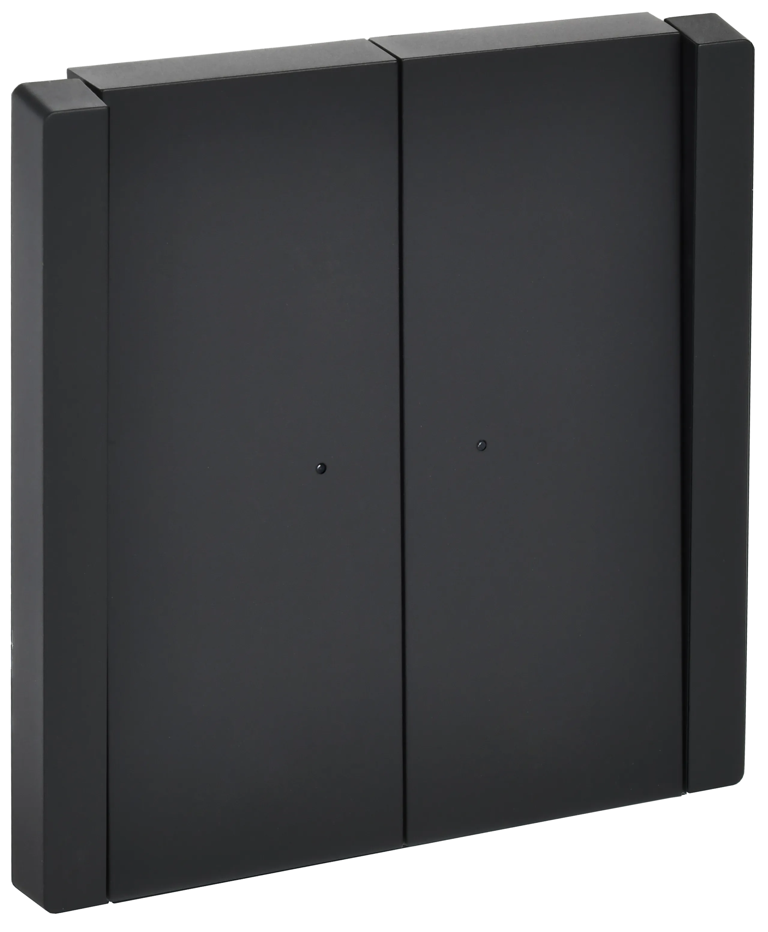 FORTE&PIANO Выключатель 2-клавишный проходной с индикацией 10А FP108 черный IEK