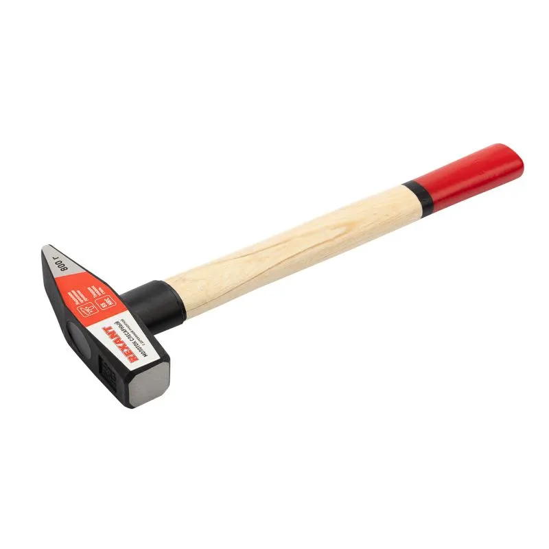 Молоток слесарный с деревянной рукояткой 800г REXANT - Фото 3