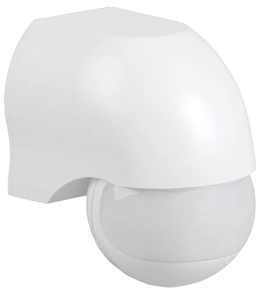 Датчик движения ДД-010 1100Вт 180град 10м IP44 белый IEK