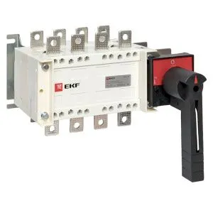 Рубильник-переключатель 160A 4P c рукояткой управления для прямой установки PowerSwitch EKF 