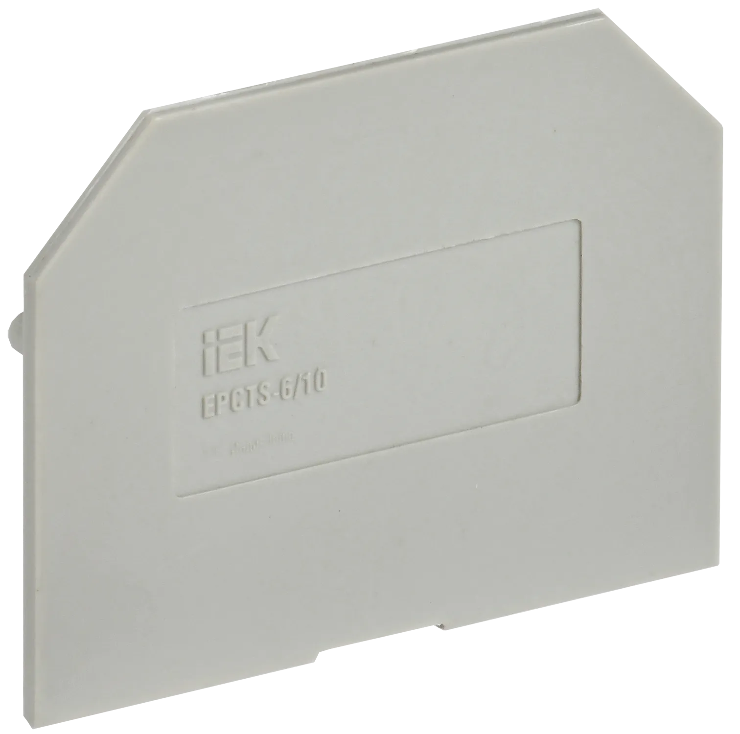 Заглушка для колодки клеммной CTS 6/10мм2 серая IEK