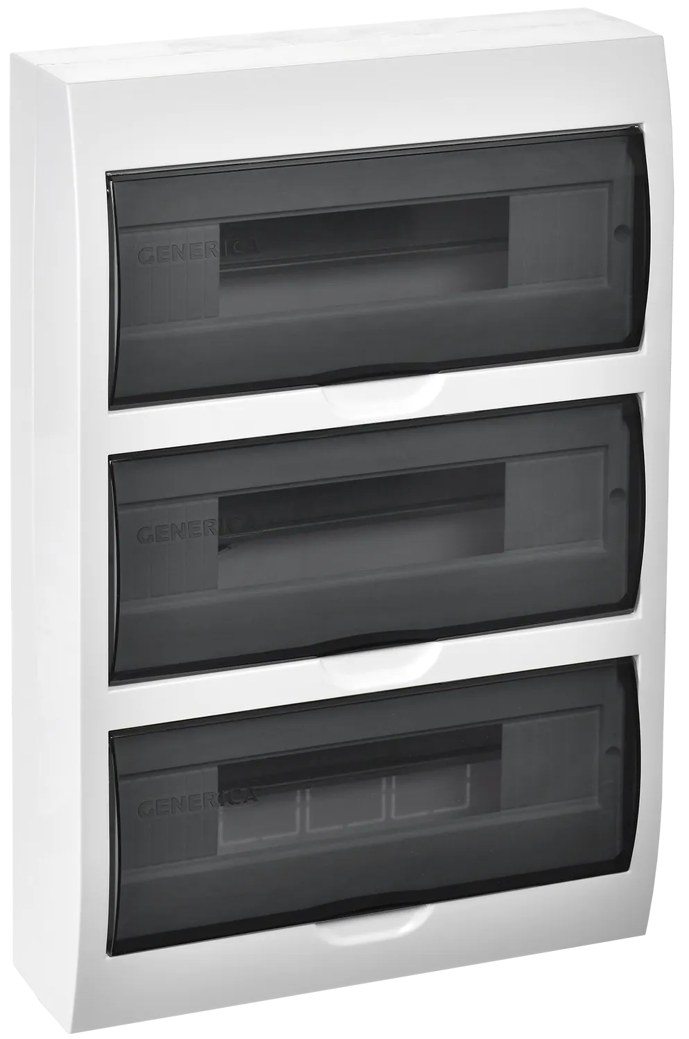 Корпус пластиковый ЩРН-П-36 черная прозрачная дверь IP41 GENERICA MKP12-N-36-41-G