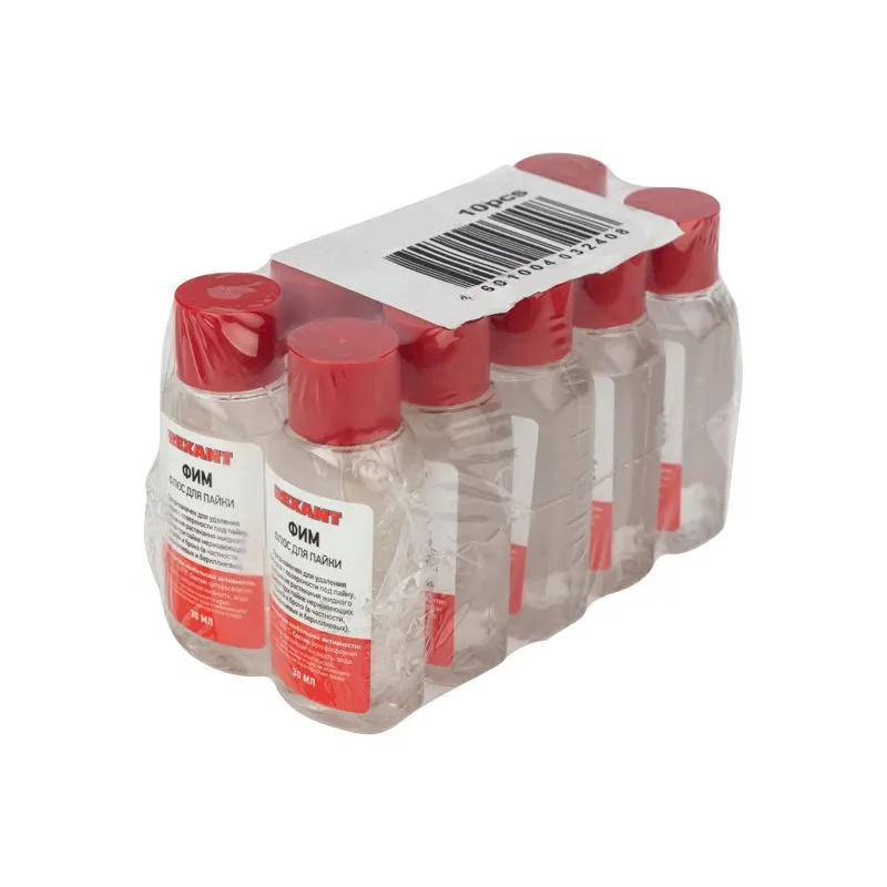 Флюс для пайки, ФИМ, 30мл, флакон REXANT - Фото 5