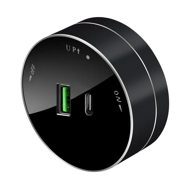 Розетка MultiTrack с 2-мя заряд. устройствами USB тип A+C 18Вт 5В/3А антрацит SE MTK13003B 1816796