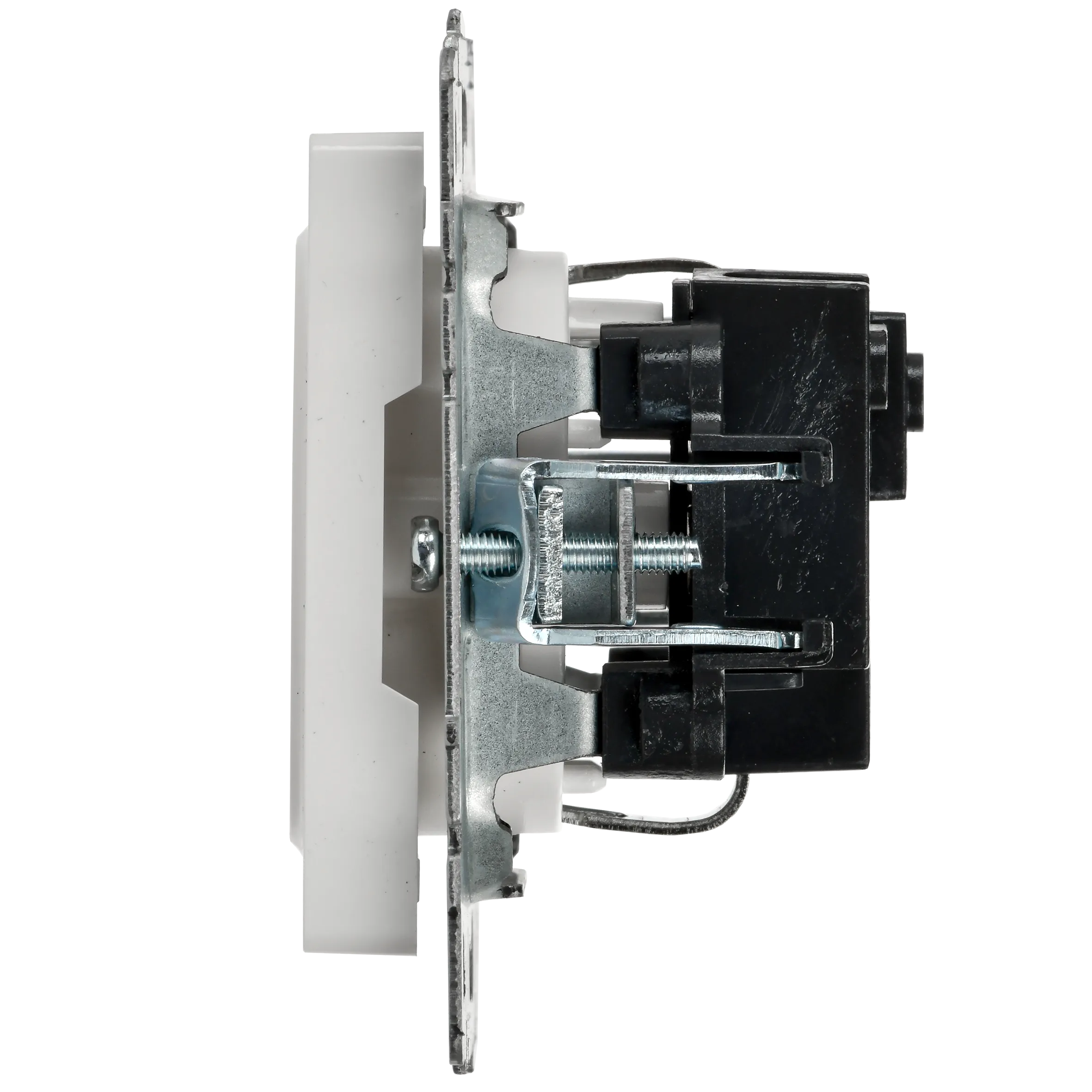 BRITE Розетка 1-местная с заземлением без защитных шторок 16А РС11-1-0-БрБ белый IEK - Фото 4