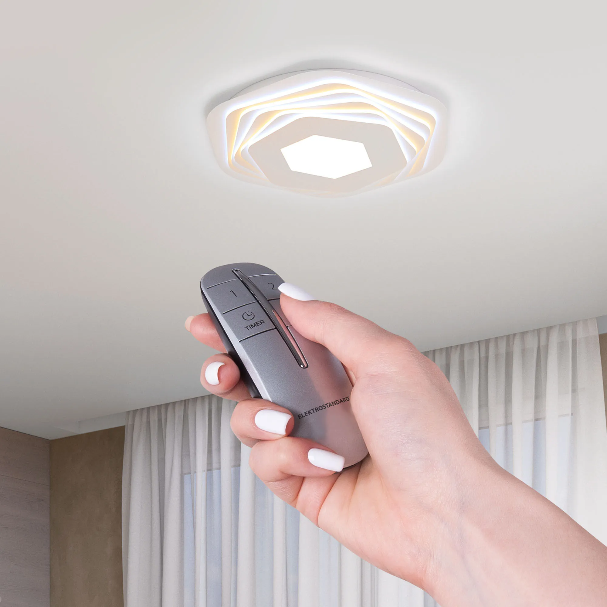 Контроллер 2-канальный для дистанционного управления освещением Y9 Elektrostandard - Фото 2