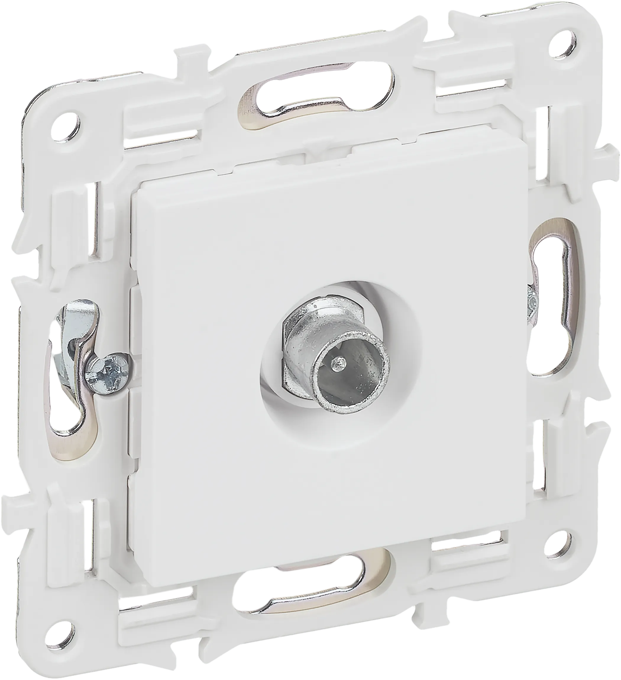 SKANDY Розетка TV проходная SK-A17W арктический белый IEK SK-A10-P-K01