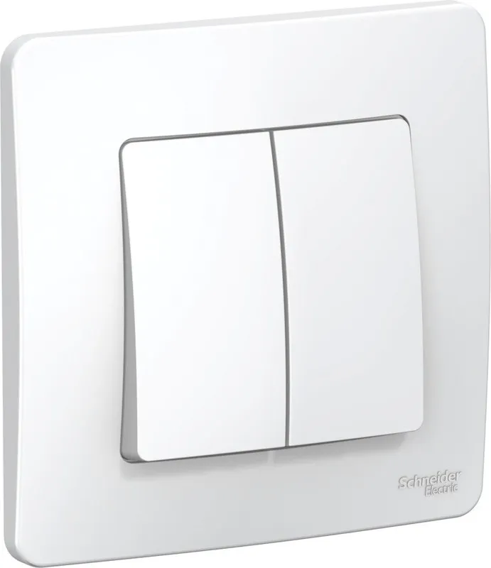 Переключатель проходной 2-кл. СП Blanca 10А IP20 (сх. 6+6) 250В бел. SE BLNVS106601 - Фото 3