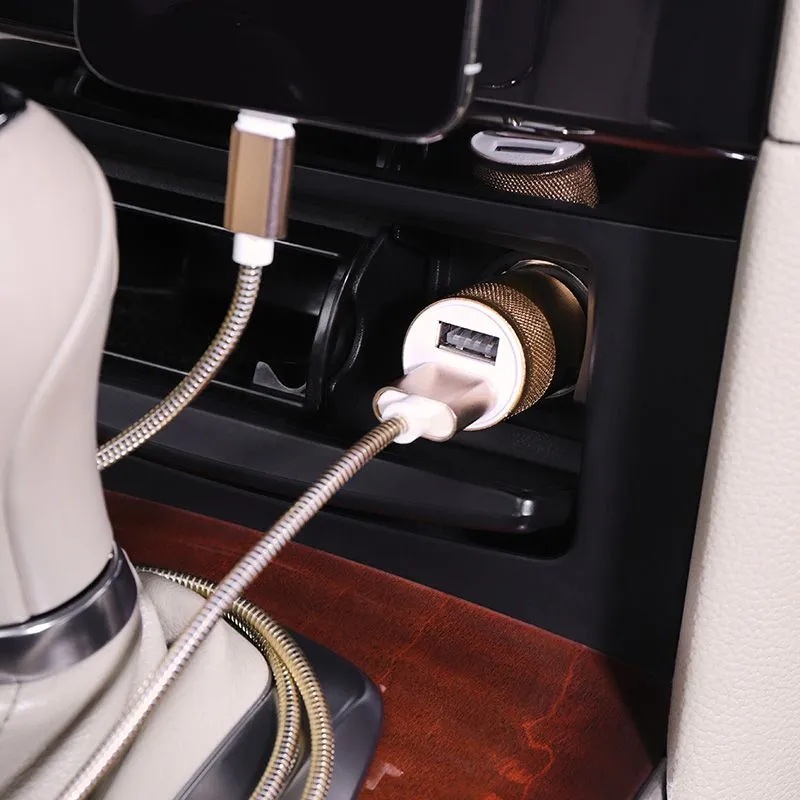 USB-Lightning кабель для iPhone/metall/gold/1m/REXANT - Фото 2