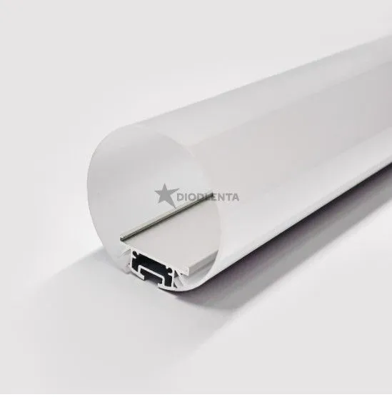 Профиль накладной алюминиевый с экраном GS-R60 Anod L=2m 1294