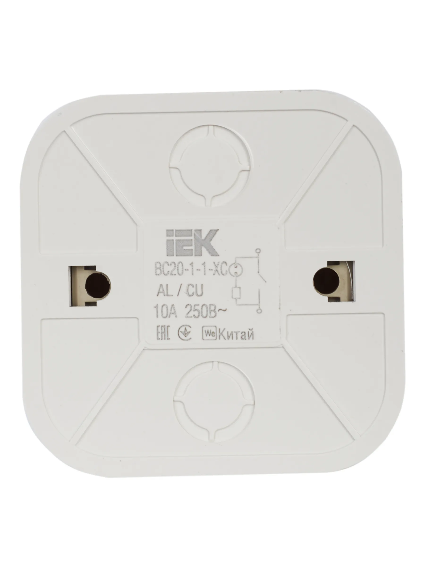 GLORY Выключатель 1-клавишный для открытой установки с индикацией ВС20-1-1-ХС сосна IEK - Фото 7