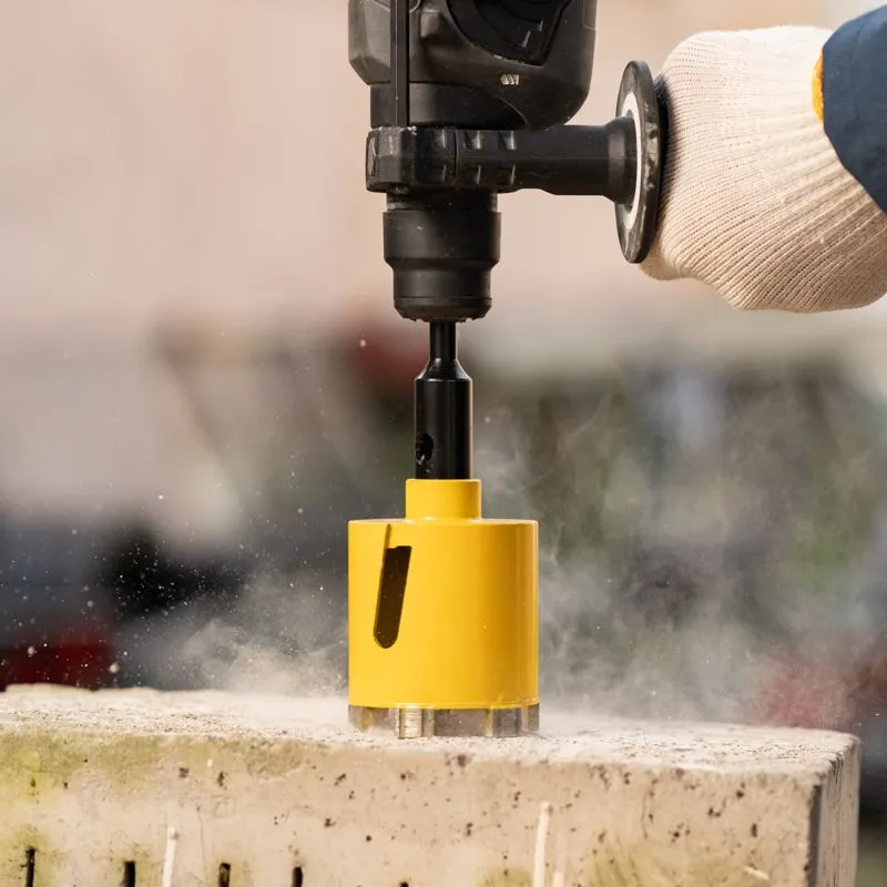 Коронка алмазная по бетону 72мм, L=90мм, М16, сегмент, SDS PLUS KRANZ - Фото 2