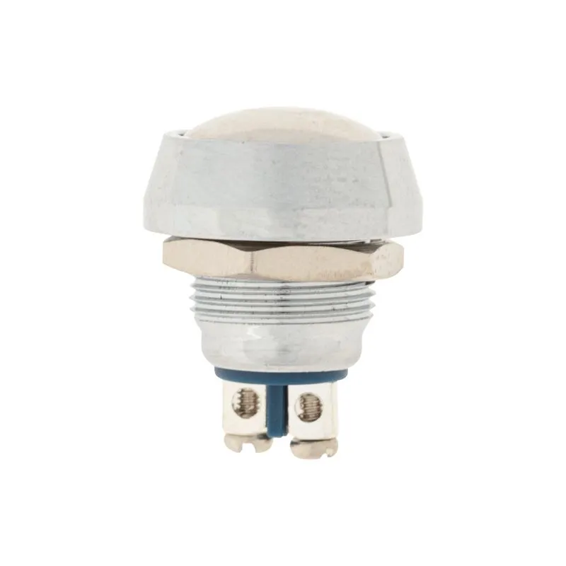 Кнопка антивандальная Ø12 Б/Фикс (2с винт) OFF-(ON) сфера (A12-A3) REXANT - Фото 3