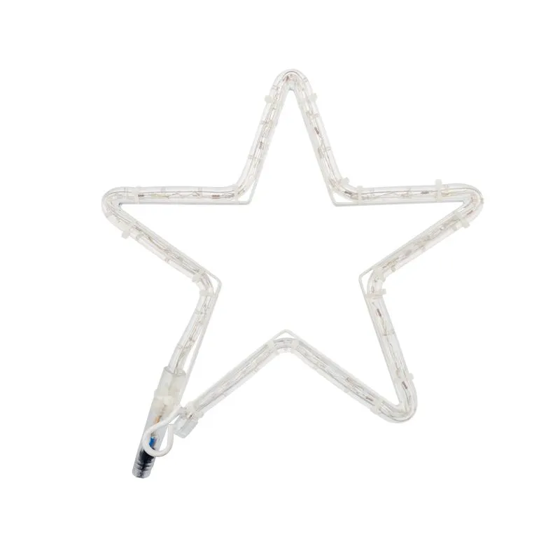 Фигура световая Звездочка LED цвет белый, размер 30x28 см NEON-NIGHT - Фото 2