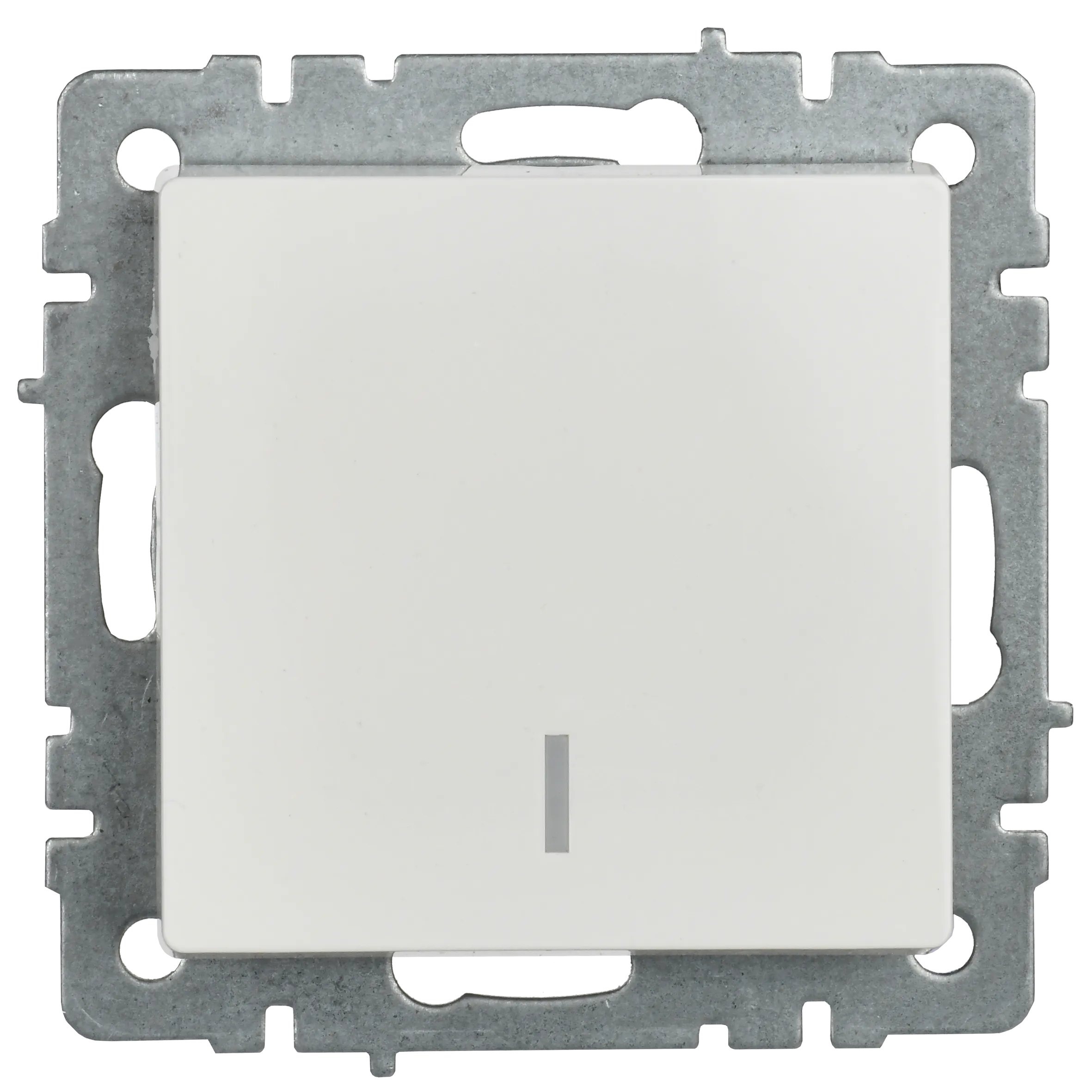 BRITE Выключатель 1-клавишный с индикацией 10А ВС10-1-1-БрБ белый IEK - Фото 5