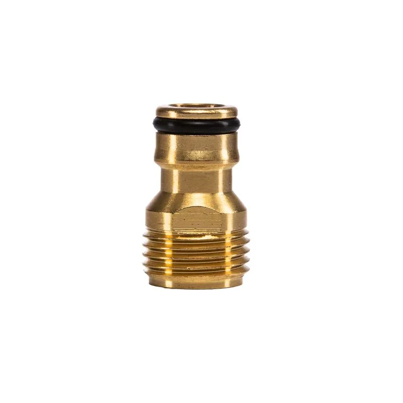 Адаптер латунный, 1/2", внешняя резьба ЧЕТЫРЕ СЕЗОНА - Фото 2