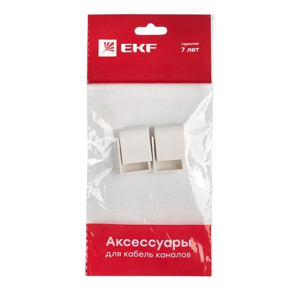 Заглушка (20х10) (4 шт) белая EKF-Plast - Фото 4