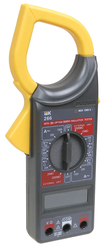 Клещи токоизмерительные EXPERT 266 IEK TCM-1S-266