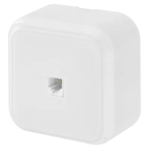 Розетка телефонная четырехконтактная открытой установки ТР4-017 - Фото 6